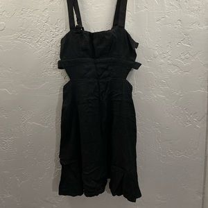 Black dress with open sides
